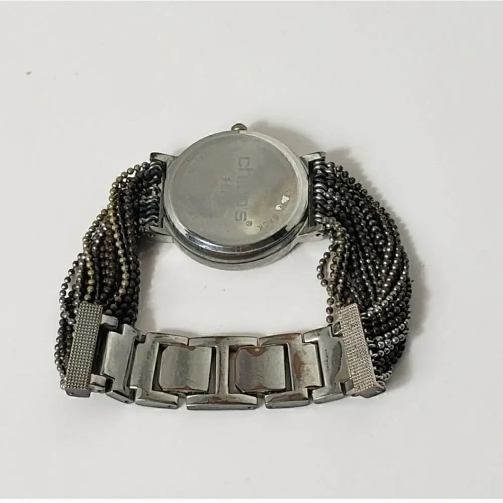 CHICO'S Mixed Metals Ball Chain Watch - Picture 4 of 6